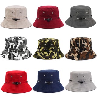 ภาพขนาดย่อของสินค้าหมวกบักเก็ต หมวกบักเก็ต หมวก Bucket Hat หมวกสีพื้น หมวกแฟชั่น