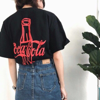 เสื้อยืด Over size ลาย Coca Cola(เก็บปลายทางได้)