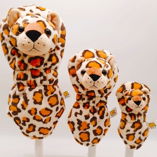 [WICO&Golf]Golf Cover wild animal leopard  ไม้หัวกอล์ฟคลับชุดป้องกัน/ Leopard golf club cover  set/Stuffed Leopard
