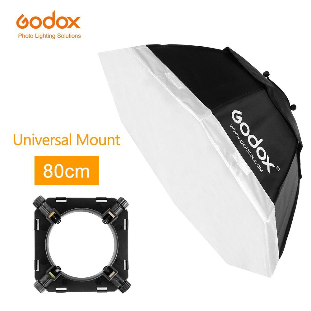 ภาพหน้าปกสินค้าGodox Pro 31.5\" 80cm Octagon Softbox Universal Mount Studio Strobe Lighting Godox K-150A K-180A 250SDI 300SDI E250 E300 ที่เกี่ยวข้อง