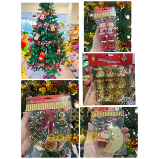 ตกแต่งคริมาส 🎅🏼🎄🎄กล่องของขัวญจิ๋ว 12ชิ้น คละแบบ