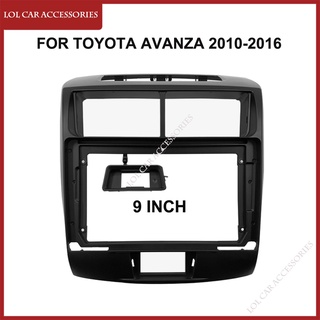 แผงครอบเครื่องเล่น MP5 วิทยุ 2din 9 นิ้ว สําหรับ TOYOTA Avanza 2010-2016 Android