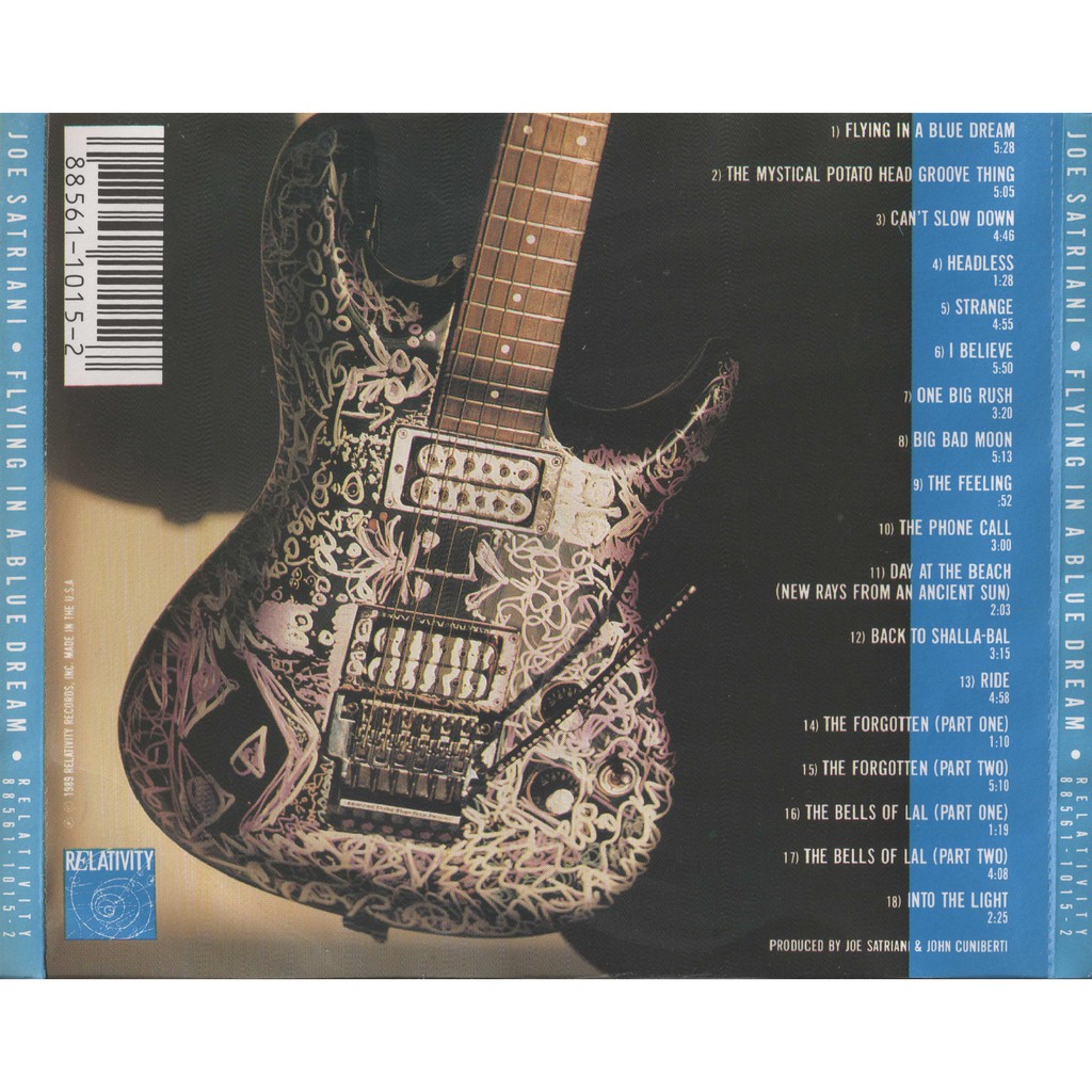 ซีดีเพลง-cd-joe-satriani-1989-flying-in-a-blue-dream-ครูของ-vai-steve-ในราคาพิเศษสุดเพียง159บาท