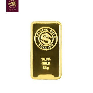 ภาพขนาดย่อของภาพหน้าปกสินค้าSHINING GOLD ทองคำแท่ง 96.5% น้ำหนัก 2 สลึง จากร้าน shininggoldjewelry บน Shopee