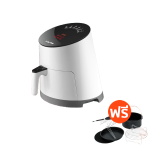โปรโมชั่น : จัดส่งฟรี LUCKY FLAME หม้อทอดไร้น้ำมันair fryer รุ่น LAF-15 A หม้อทอด 3.5 ลิตร พร้อมชุดอุปกรณ์เสริม 7 ชิ้น