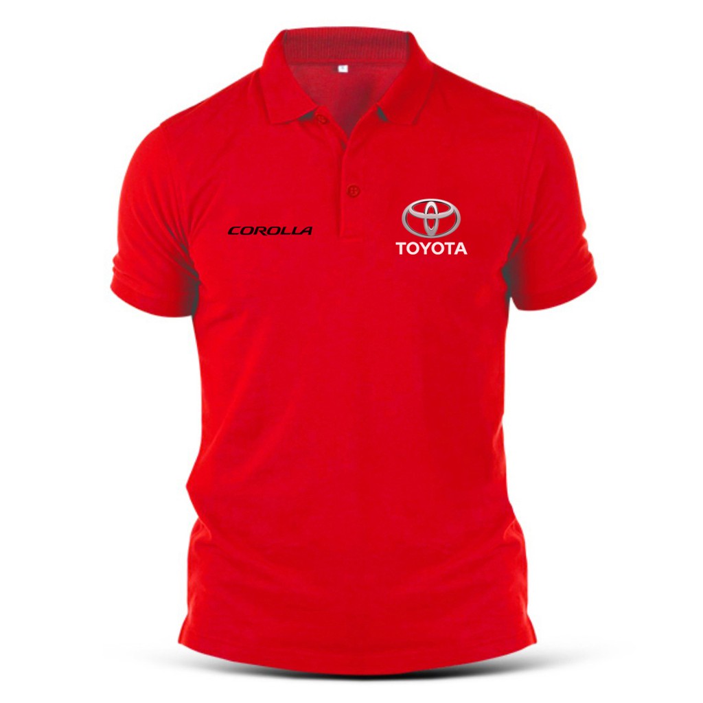 โตโยต้าtoyota-polo-เสื้อยืดเสื้อโปโลผู้ชายผ้าฝ้ายพิมพ์ลายขนาดใหญ่