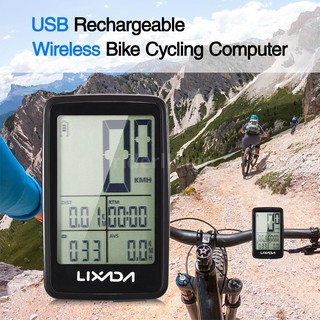 สินค้า Rider🚲 Lixada USB อุปกรณ์วัดค่าความเร็ว วัดเส้นทางสำหรับจักรยาน