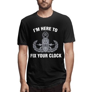 เสื้อยืด ลาย Im Here To Fix Your Clock Eod น้ําหนักเบา สําหรับผู้ชาย