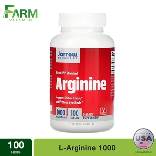 Jarrow Formulas, Arginine, 1000 mg, 100 Tablets