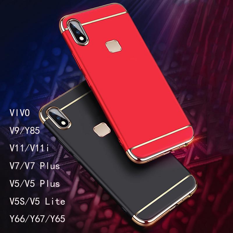 เคสเคสโทรศัพท์มือถือกันกระแทกสําหรับ Vivo V 7 V 5 Plus V 5 S Y 85 V 11 V 11 I V 5 Lite Y 66 Y 67 Y 65 3 In 1