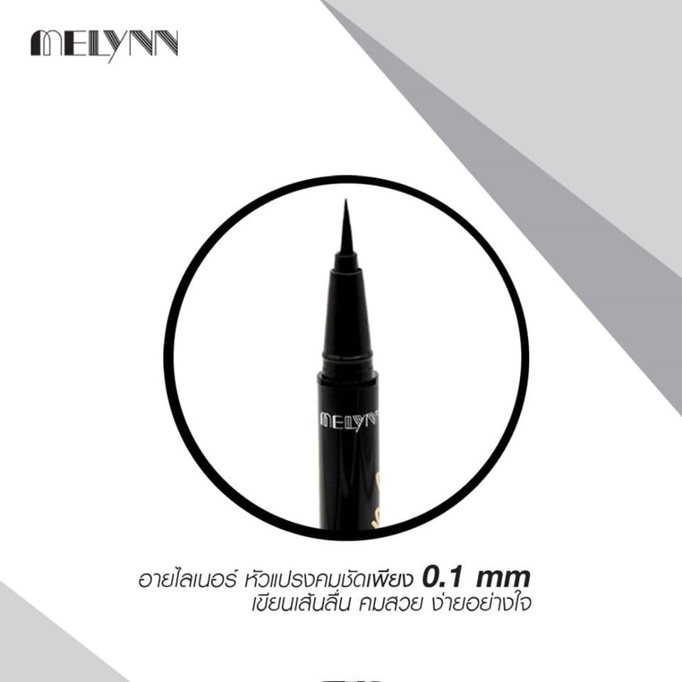 melynn-eyeliner-sharp-line-matte-0-1mm-สีดำชัด-ติดทน-เส้นเล็ก-05515-อายไลน์เนอร์สีดำ