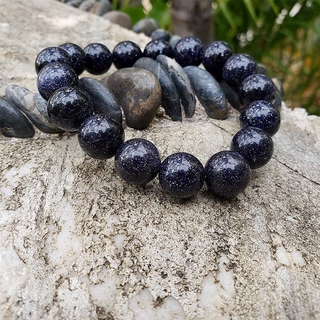 ภาพขนาดย่อของภาพหน้าปกสินค้าFashion Charm Blue Sand Bead Round Loose Gemstone Beads จากร้าน yiwugaoshength.th บน Shopee