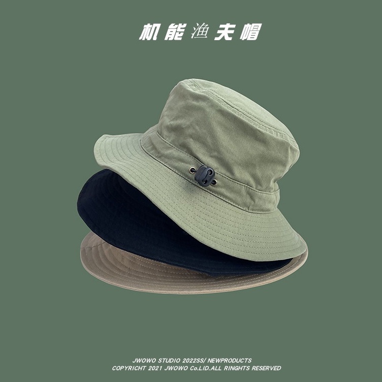 หมวกบักเก็ต-กันแดด-ระบายอากาศ-สไตล์ญี่ปุ่น-เหมาะกับฤดูร้อน-สําหรับผู้ชาย-และผู้หญิง