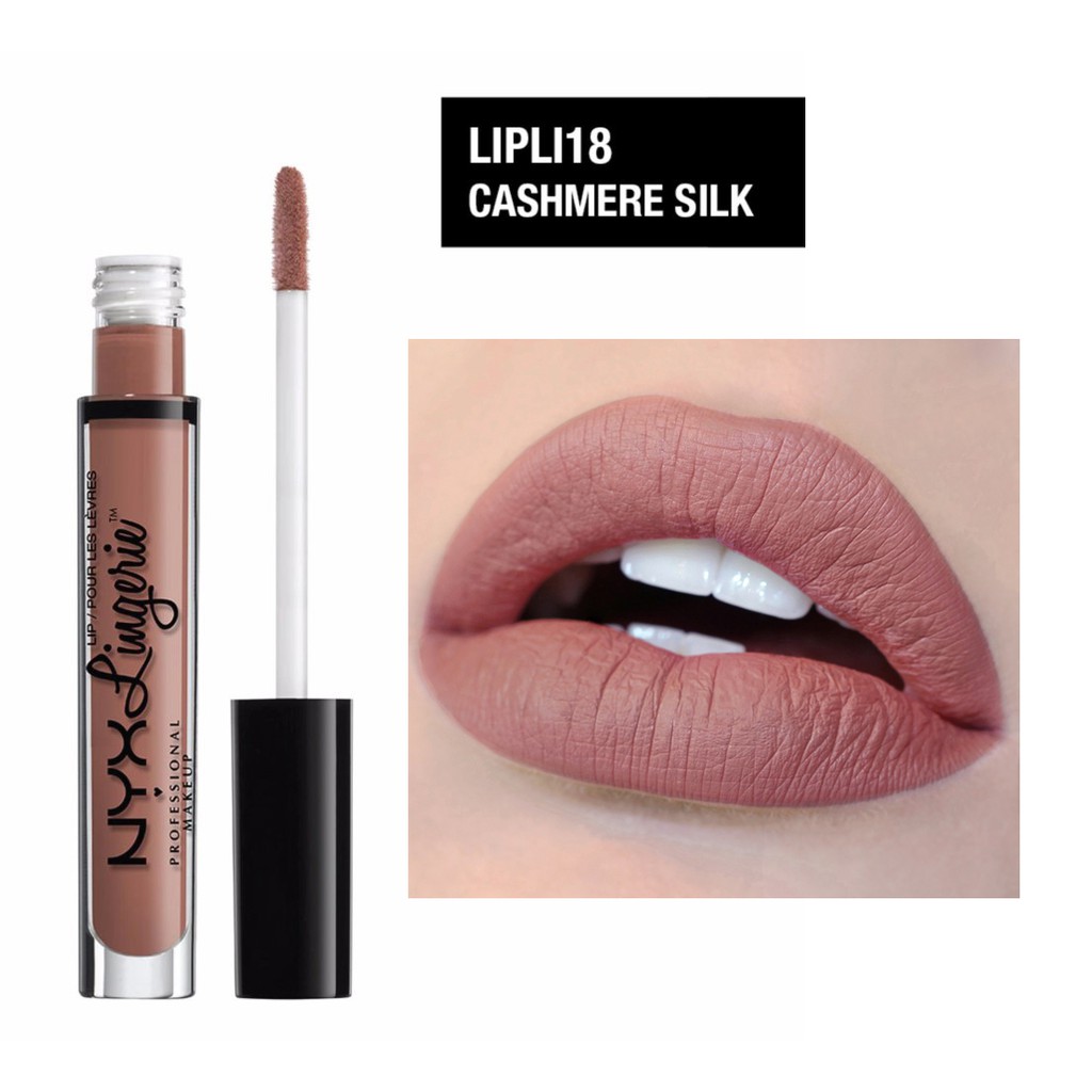 ✨แท้💯NYX Lingerie Lipstick-18 Cashmere Silk | Shopee Thailand
