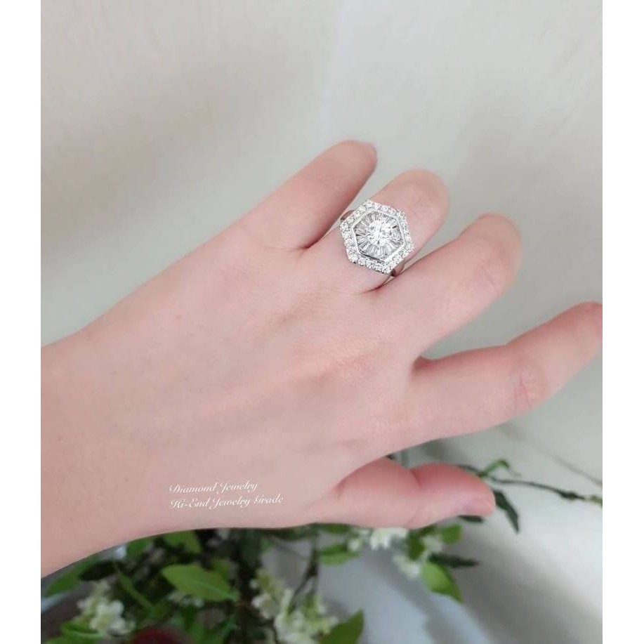 diamond-ring-แหวนเพชรเม็ดชู-2-กะรัต-เพชร-cz-แท้เกรดพรีเมี่ยม-รับรองความขาวใส-ดีไซน์น่ารัก