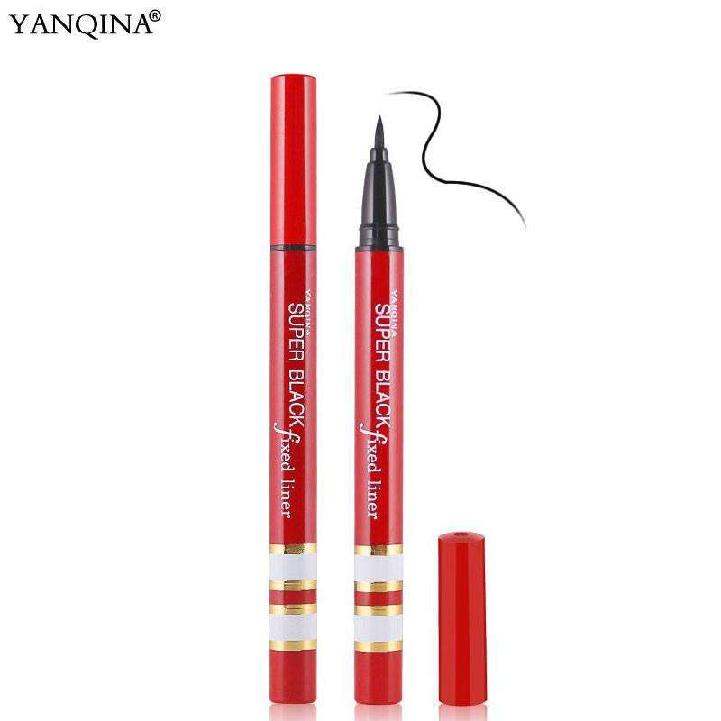 ของแท้-พร้อมส่งกดเลย-yanqina-super-black-fixed-liner-แท่งแดง-อายไลน์เนอร์แบบเมจิก-รหัสสินค้า-27016