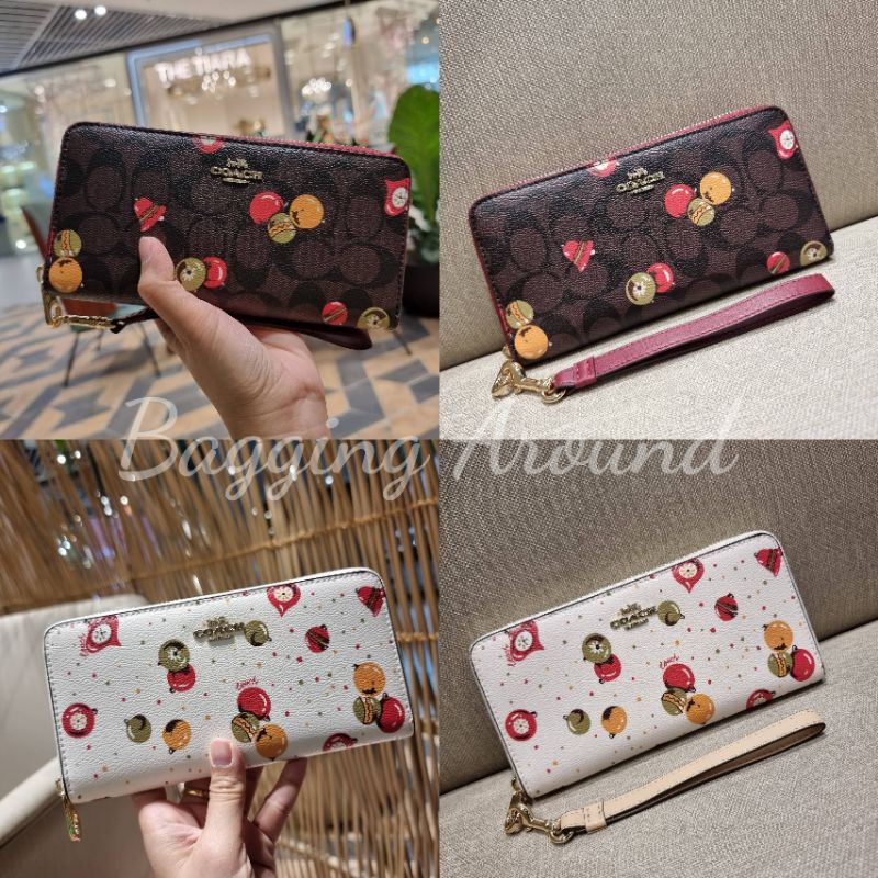 coach-long-zip-around-wallet-with-ornament-print