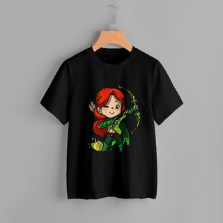 HH Dota2 - Black V.1 เสื้อยืดลายการ์ตูนสวยๆ กว่า 20 แบบให้เลือก เสื้อยืดผ้าฝ้าย