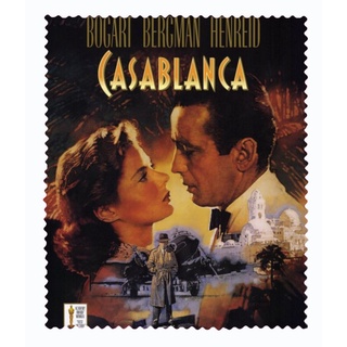 สั่งทำ ผ้าเช็ดแว่นตา ผ้าเช็ดแว่น ผ้าเช็ดเลนส์ ผ้าเช็ดจอ ภาพยนตร์ หนัง Casablanca รักระหว่างรบที่ไม่ลืมเลือน