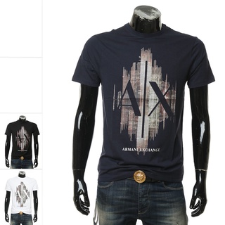 Armani เสื้อยืดลําลอง แขนสั้น คอกลม แฟชั่นสําหรับผู้ชาย 6hztfg Zjh4z