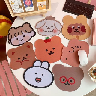 (พร้อมส่ง🌷) ที่รองเม้าส์ แผ่นรองเม้าส์ลายการ์ตูน