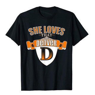[S-5XL] เสื้อยืดผ้าฝ้าย พิมพ์ลาย She Loves The Denver D แนวตลก สไตล์อังกฤษ สําหรับคริสต์มาส 2022