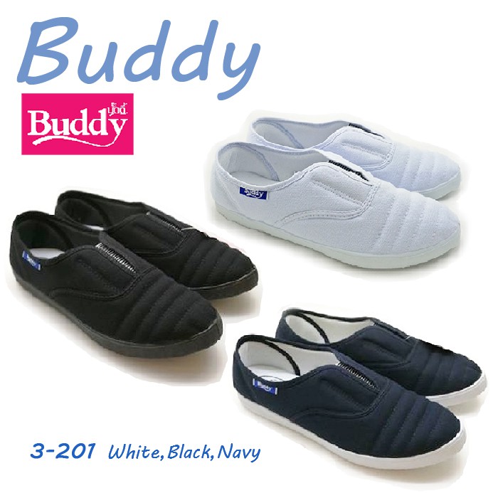 buddy-3-201-รองเท้าผ้าใบสุภาพบุรุษ-basic-canvas-shoes