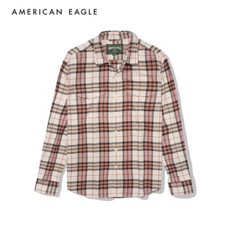 American Eagle Super Soft Flannel Shirt เสื้อเชิ้ต ผู้ชาย  (EMSH 015-2316-102)