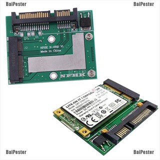 Baipester mSATA SSD เป็น 2.5 นิ้ว SATA 6.0 GPS อะแดปเตอร์การ์ดแปลง Mini PCIe