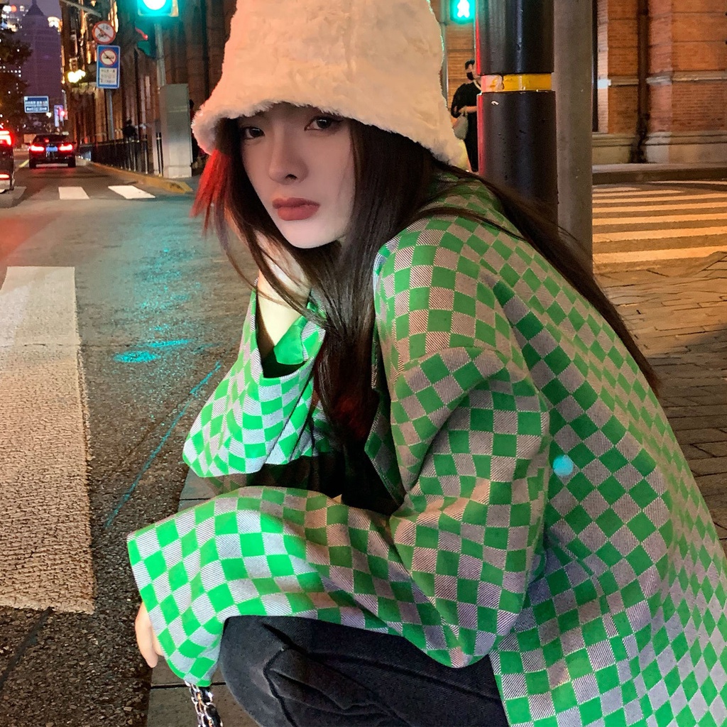 ber-เสื้อแจ็กเก็ตสูทลําลอง-ลายสก๊อต-สีเขียว-แฟชั่นฤดูใบไม้ผลิ-ฤดูใบไม้ร่วง-สไตล์เกาหลี-สําหรับผู้หญิง-2022