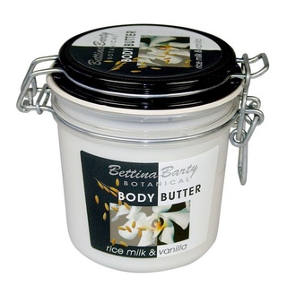 Bettina Barty Botanical Body Butter Rice Milk &amp; Vanilla 400 mlเบ็ตติน่า บาร์ตี้ โบทานิคอล บอดี้ บัตเตอร์ น้ำนมข้าว &amp; วาน