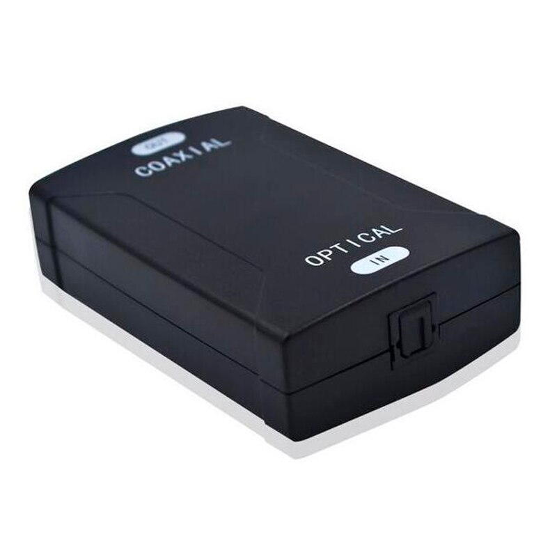 Digital Toslink Optical to Coaxial Audio Converter Optical Input to ...