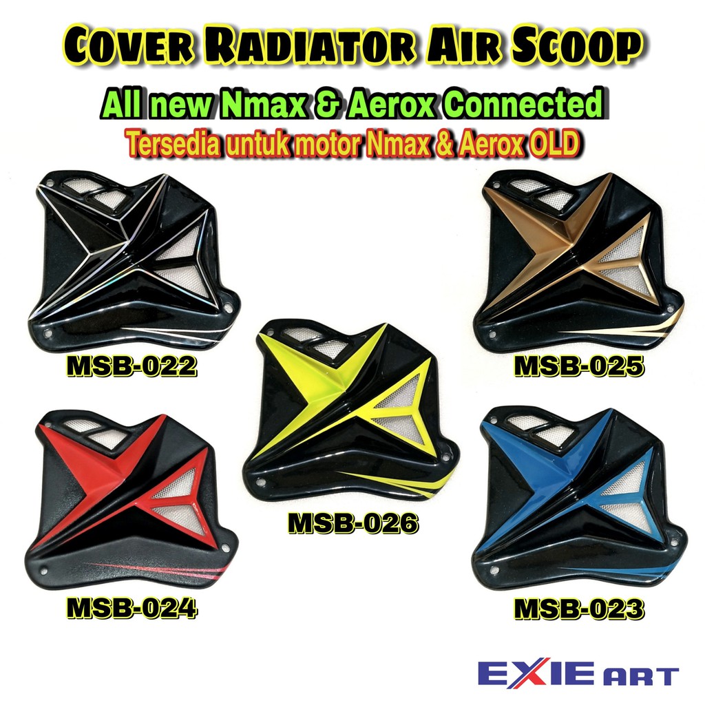 aerox-ฝาครอบหม้อน้ํา-nmax-air-scoop-aerox-old-amp-nmax-old-hologram