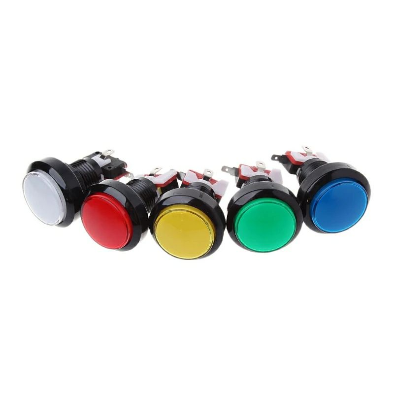 45มม. สวิตซ์ปุ่มกด 12V LED Micro Switch เครื่องหยอดเหรียญ ตู้ล้างรถหยอด ...