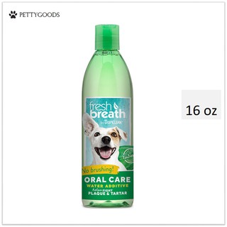 Tropiclean Freshbreath Water Aditive น้ำยาลดกลิ่นปากสุนัข 16 oz