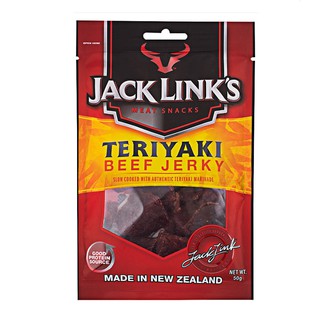 เนื้ออบแห้งรสเทอริยากิสุดอร่อย แจ๊คลิงค์ jack links teriyaki 50g