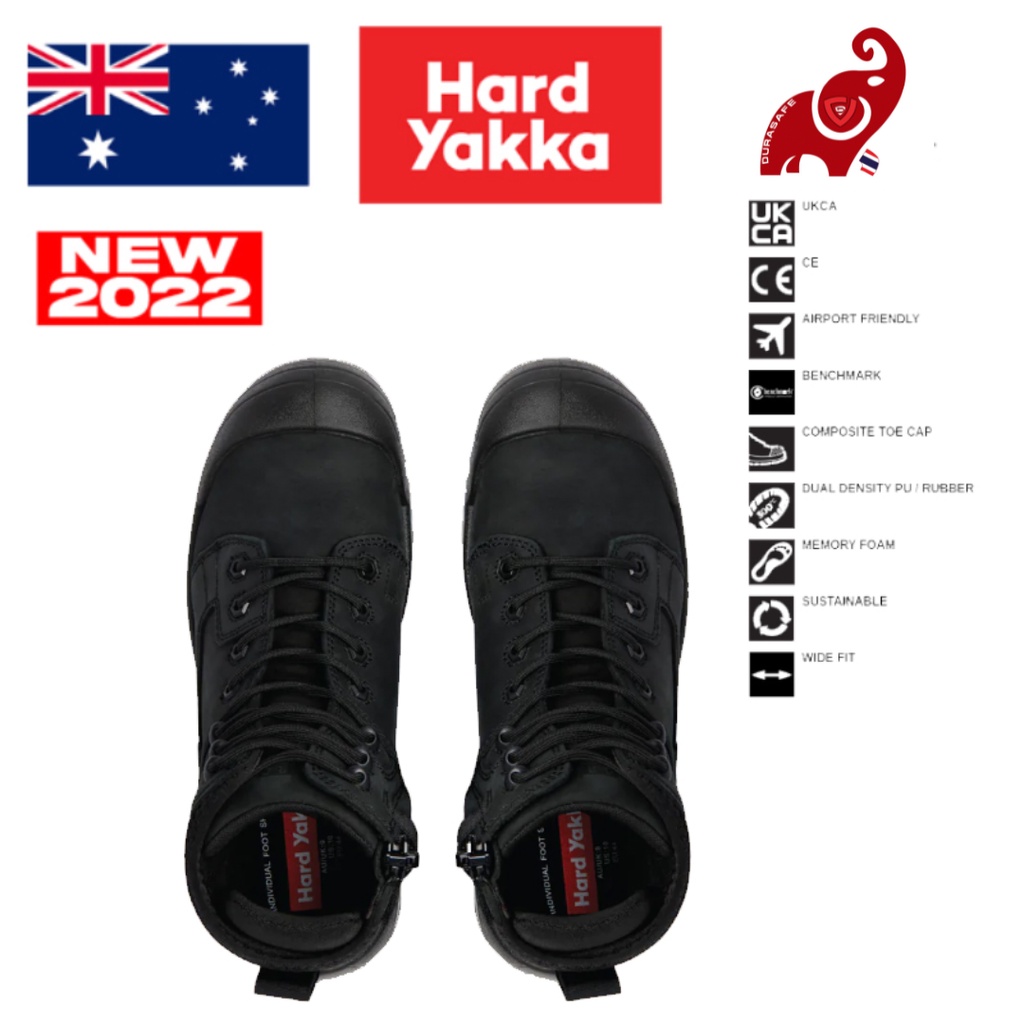 ีรองเท้าเซฟตี้-hard-yakka-y60323-legend-pr-lace-safety-boot-black