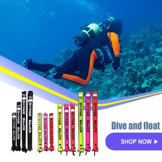 สินค้า Surface Marker Buoy SMB Scuba OPRV with UV Durable TPU Flange Antiexplosion Diving Safety Gear Diver Below SausageELEN