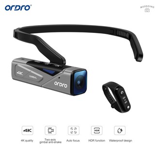 ภาพหน้าปกสินค้า(Musd) Ordro Ep7 กล้องวิดีโอ แบบสวมหัว 4K 60Fps พร้อมรีโมตคอนโทรล ที่เกี่ยวข้อง