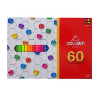 เช็ครีวิวสินค้าสีไม้คอลลีน Colleen 60แท่ง 60สี#775(แท่งเหลี่ยม) หัวเดียว