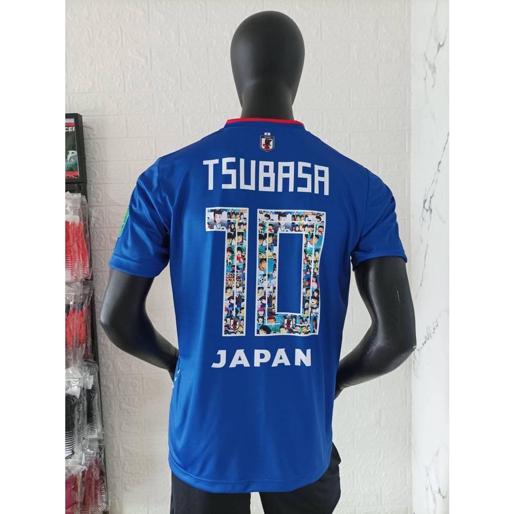 เสื้อฟุตบอลทีมชาติญี่ปุ่น-ซึบาสะ-captain-tsubasa-เบอร์การ์ตูน