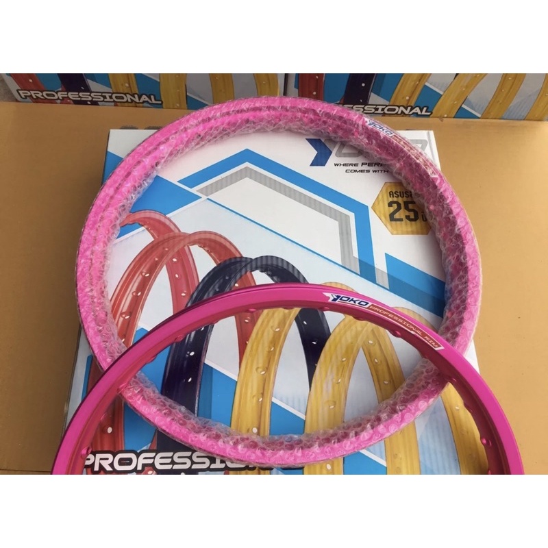 โยโก-yoko-ขอบล้อสีชมพู-พิงค์แพนเตอร์-pink-panther-1-40x17-ของแท้-100-1-คุ่-rim-ขอบ17-ล้อสี-ขอบล้อ-ล้อโล