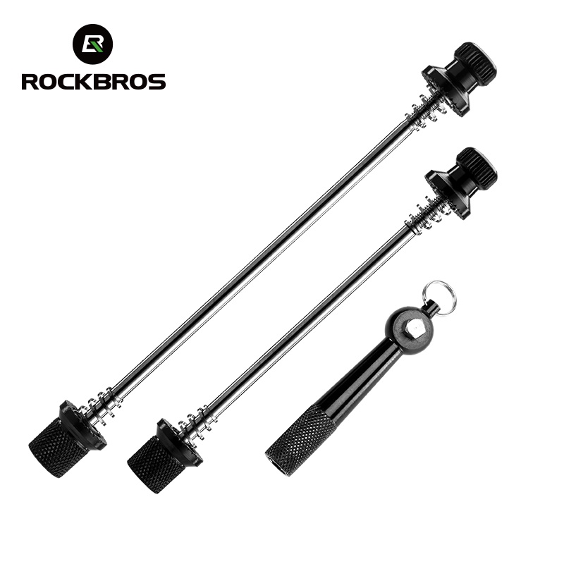 rockbros-แกนปลดเร็ว-กันขโมย-น้ําหนักเบา-2-สี-สําหรับล้อรถจักรยานเสือภูเขา