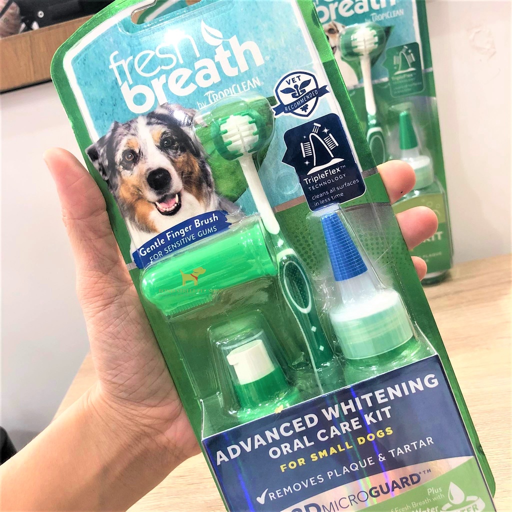 tropiclean-oral-care-kit-for-dogs-set-ชุดดูแลช่องปากสำหรับสุนัข-มีให้เลือก3แบบ