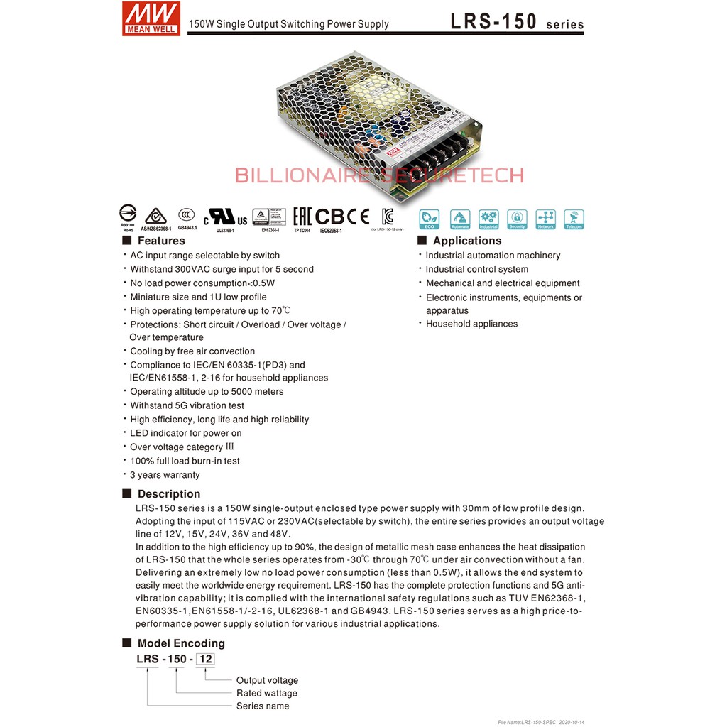 meanwell-switching-power-supply-12v-12-5a-รุ่น-lrs-150-12-by-billionaire-securetech