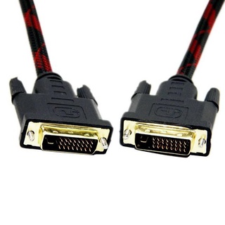 สาย DVI to DVI 24+1 ยาว1.5m สายถัก คุณภาพดี