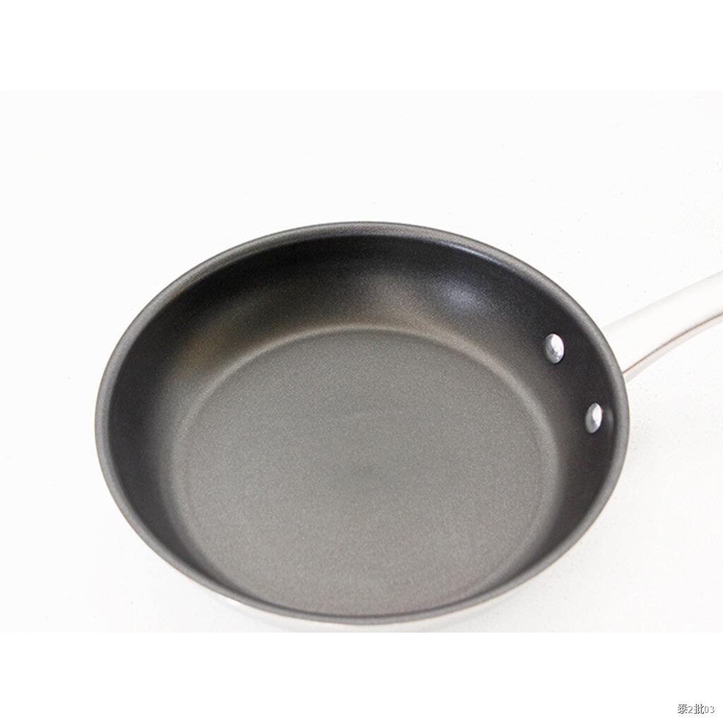 Induction Pan Stainless Steel กระทะแสตนเลส ใช้กับเตาแม่เหล็กไฟฟ้าได้