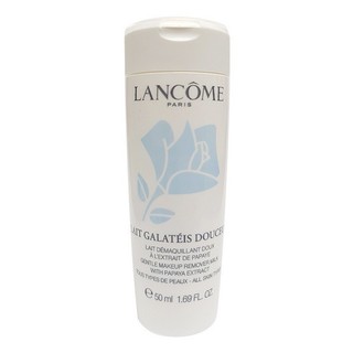 แท้ค่ะลอตปี2021 Lancome Lait Galateis Douceur Gentle Makeup Remover Milk With Papaya Extract 50ml