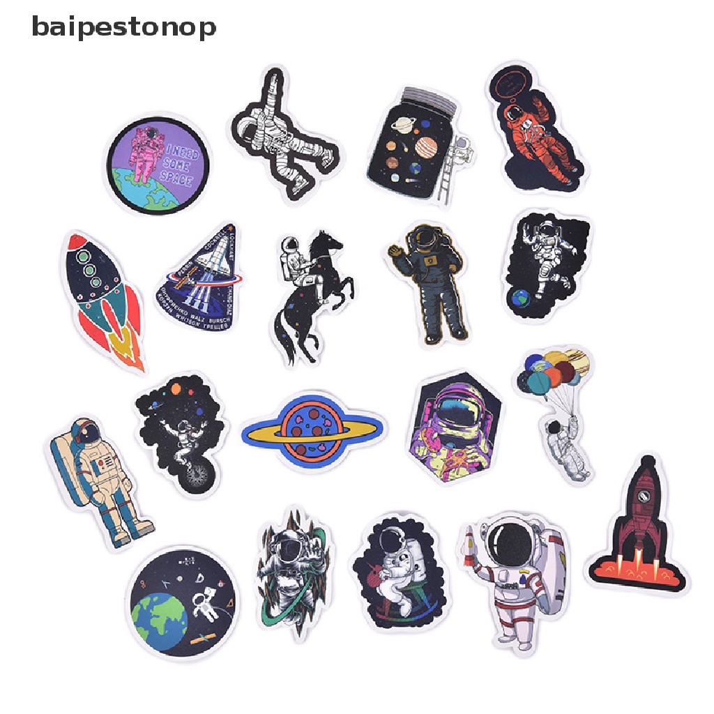 baipestonop-สติกเกอร์-ลายนักบินอวกาศ-สําหรับติดตกแต่งกระเป๋าเดินทาง-แล็ปท็อป-สเก็ตบอร์ด-50-ชิ้น-ขายดี