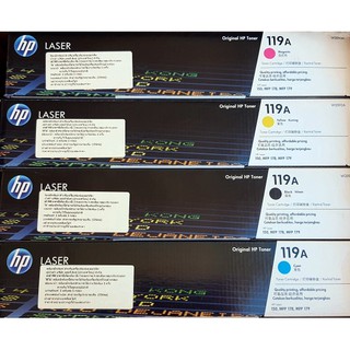 HP 119A หมึกพิมพ์ W2090A W2090A W2090A W2093A สำหรับเครื่องปริ้นเตอร์สี 150a , MFP178 , MFP179